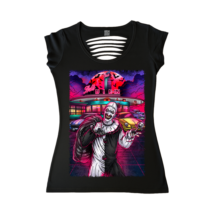 ART'S DIE-IN WOMEN'S CUT BACK T-SHIRT