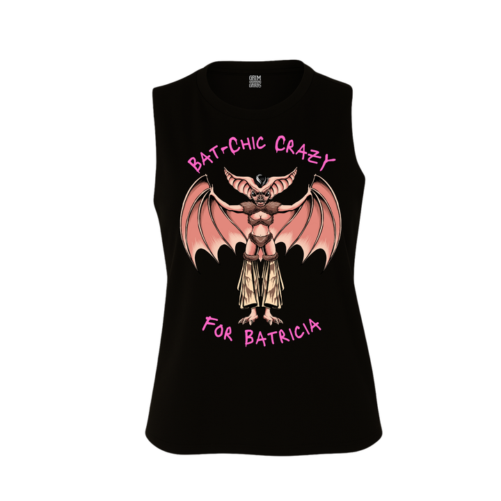 BAT-CHIC CRAZY WOMEN'S CROPPED RACERBACK