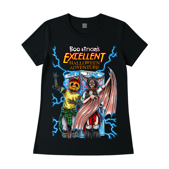 BOO & TRICIA'S EXCELLENT HALLOWEEN ADVENTURE T-SHIRT