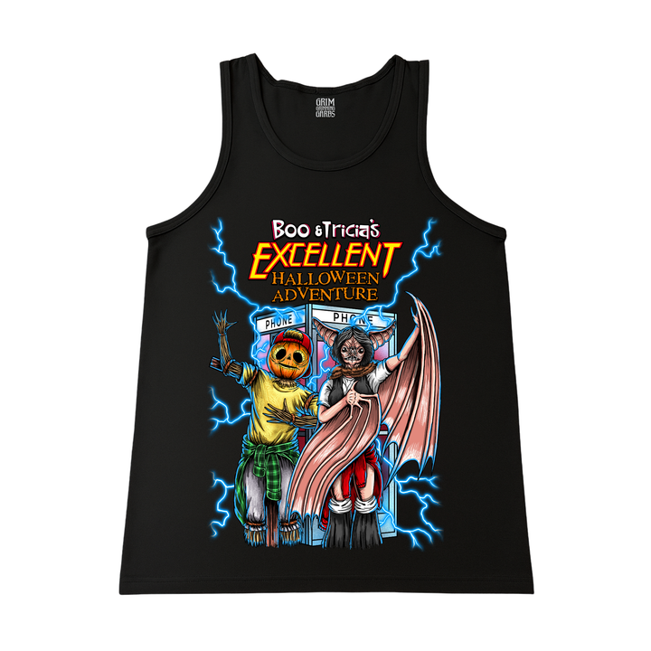 BOO & TRICIA'S EXCELLENT HALLOWEEN ADVENTURE TANK TOP