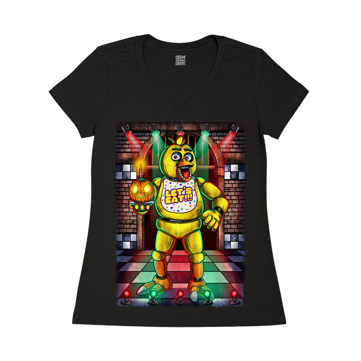 CHICA-BOO! WOMEN'S V-NECK T-SHIRT