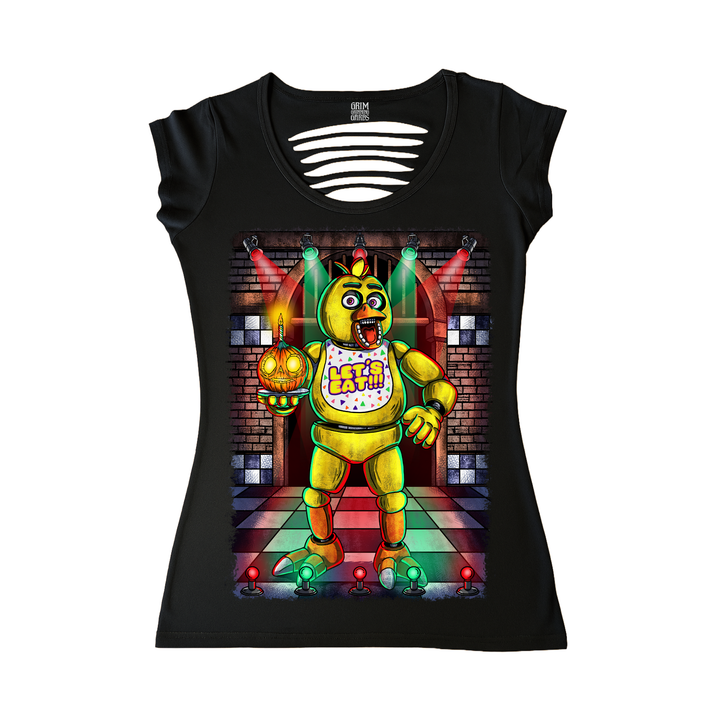 CHICA-BOO! WOMEN'S CUT BACK T-SHIRT