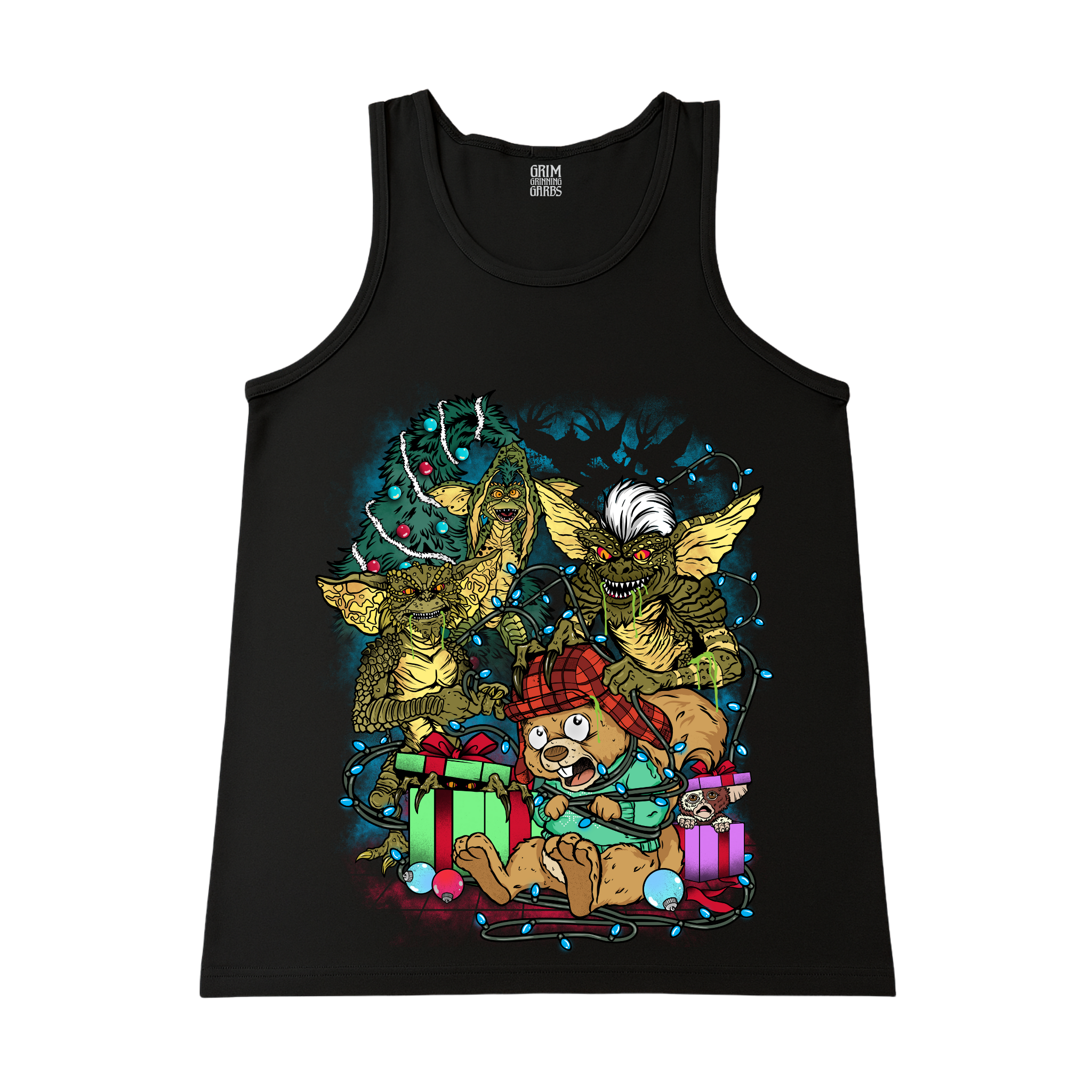 Earl X Gremlins - All Wrapped Up Tank Top – Grim Grinning Garbs