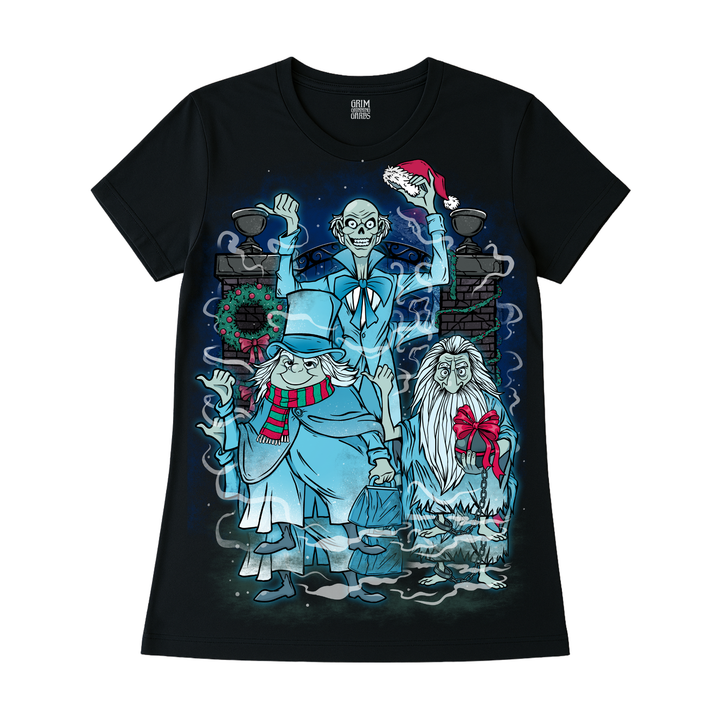 HITCHHIKING XMAS GHOSTS T-SHIRT