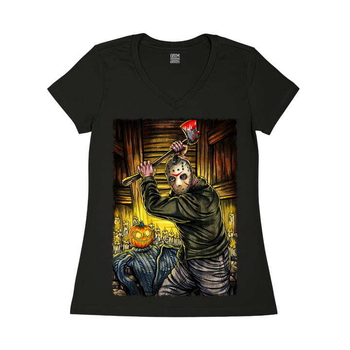 KI-KI-KI BOO-BOO-BOO WOMEN'S V-NECK T-SHIRT