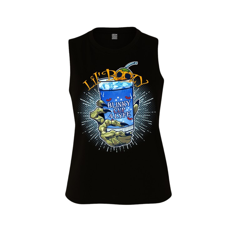 LIL BOOZY WOMEN'S CROPPED RACERBACK