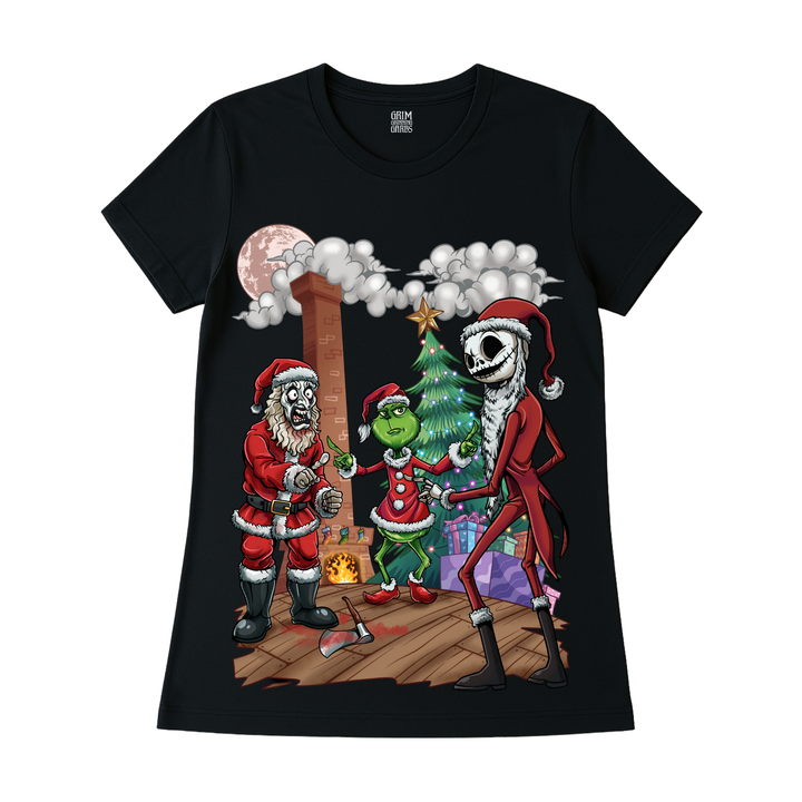 SANTA IMPOSTOR TRIPLE TAKE T-SHIRT