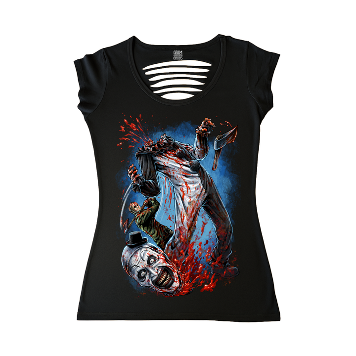 TERRIF13D! WOMEN'S CUT BACK T-SHIRT