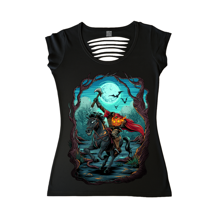 THE LEGEND OF SLEEPY BOO WOMEN'S CUT BACK T-SHIRT