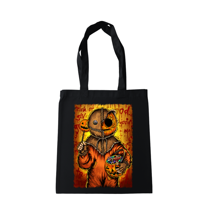 TRICK OR TREAT GIVE BOO SOMETHING GOOD TO EAT! TOTE BAG