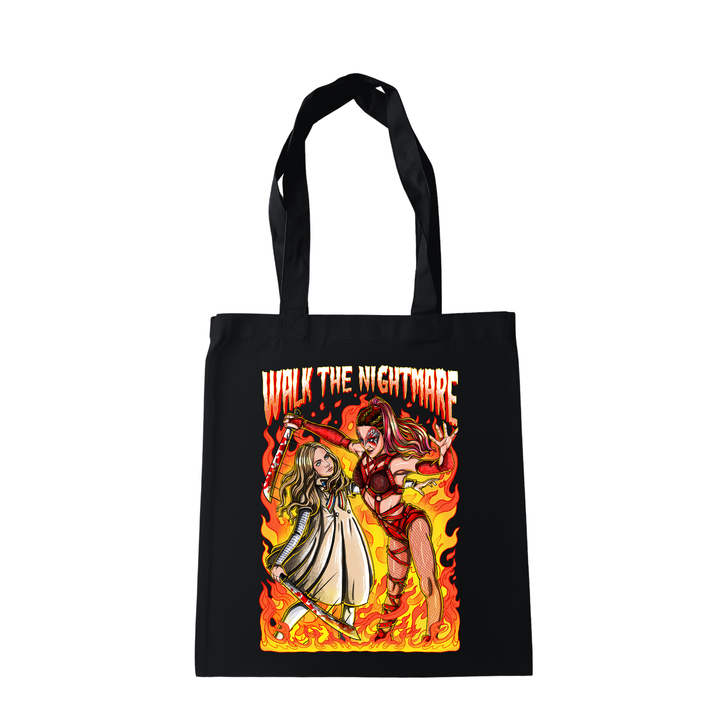 WALK THE NIGHTMARE TOTE BAG